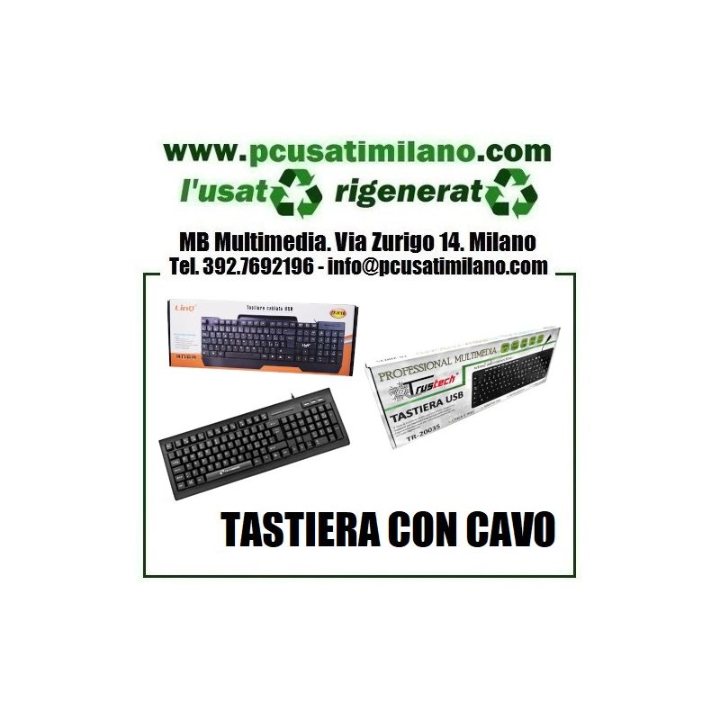 (ACCPC) Tastiera USB con filo (Varie marche)