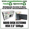 (ACCPC) Hard disk esterno USB 2.0 500GB (varie marche)