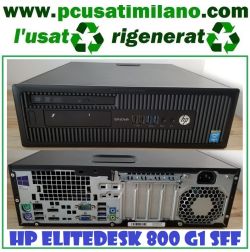 HP DESKTOP ELITEDESK 800 G1 SFF INTEL CORE I5-4590 - RAM 4GB - HD 500GB - WINDOWS 10 PROFESSIONAL 64 BIT
