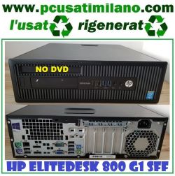 HP DESKTOP ELITEDESK 800 G1 SFF INTEL CORE I5-4590 - RAM 4GB - HD 500GB - WINDOWS 10 PROFESSIONAL 64 BIT