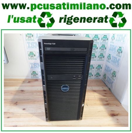 DELL PowerEdge T130 server - Intel Xeon E3 v5 E3-1220 - Ram 16GB - SSD 240GB + 12TB S-Ata - W11 PRO