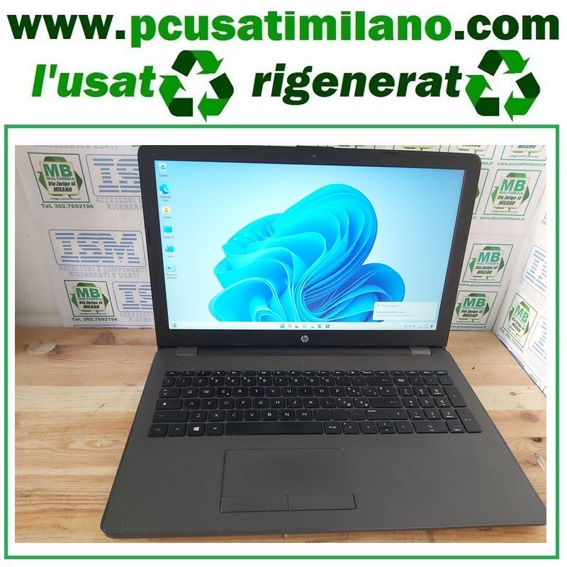 HP 250 G6 - Intel i5-7200U - Ram 8GB - SSD 240GB - Led 15.6" - W11 PRO